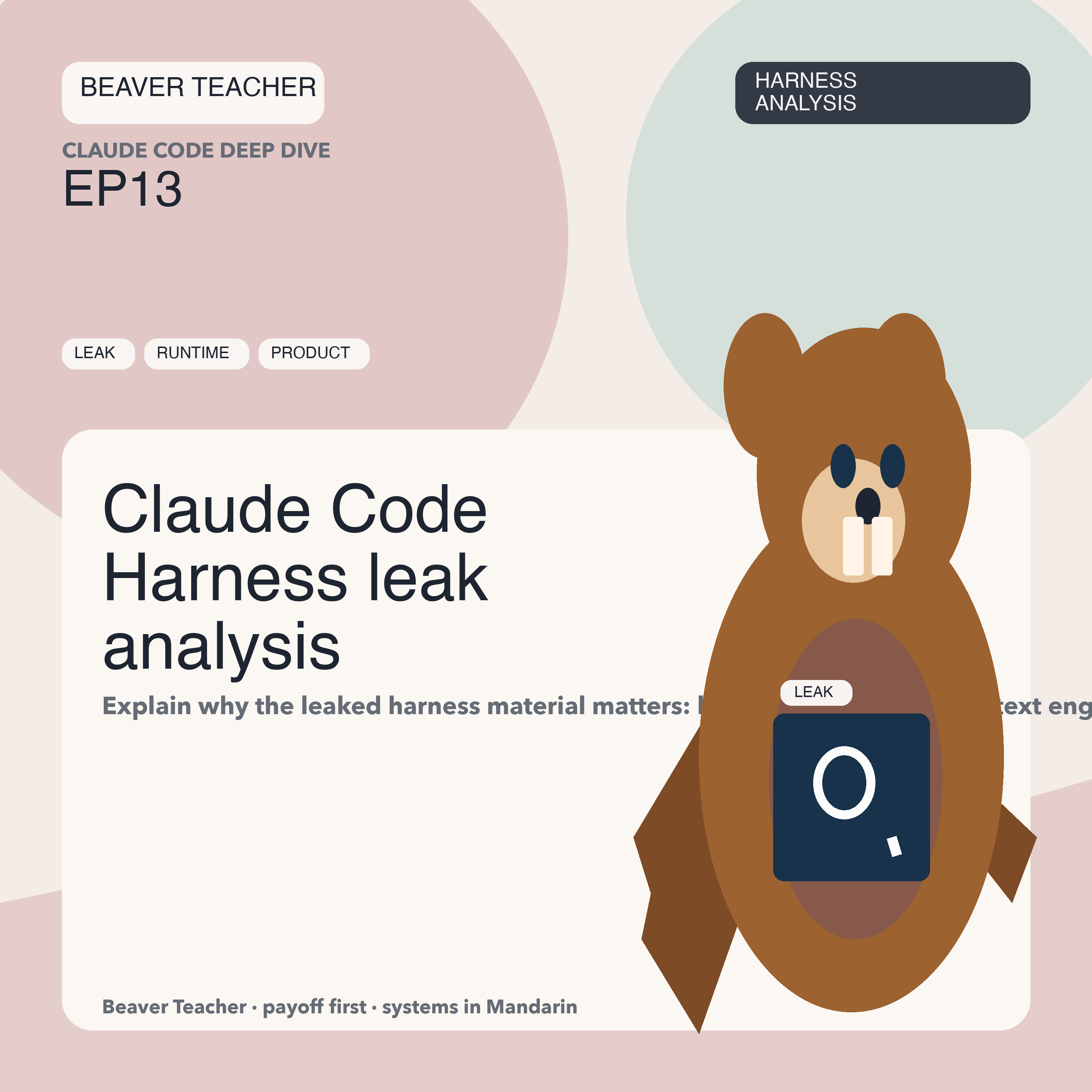 EP13 Beaver Teacher cover