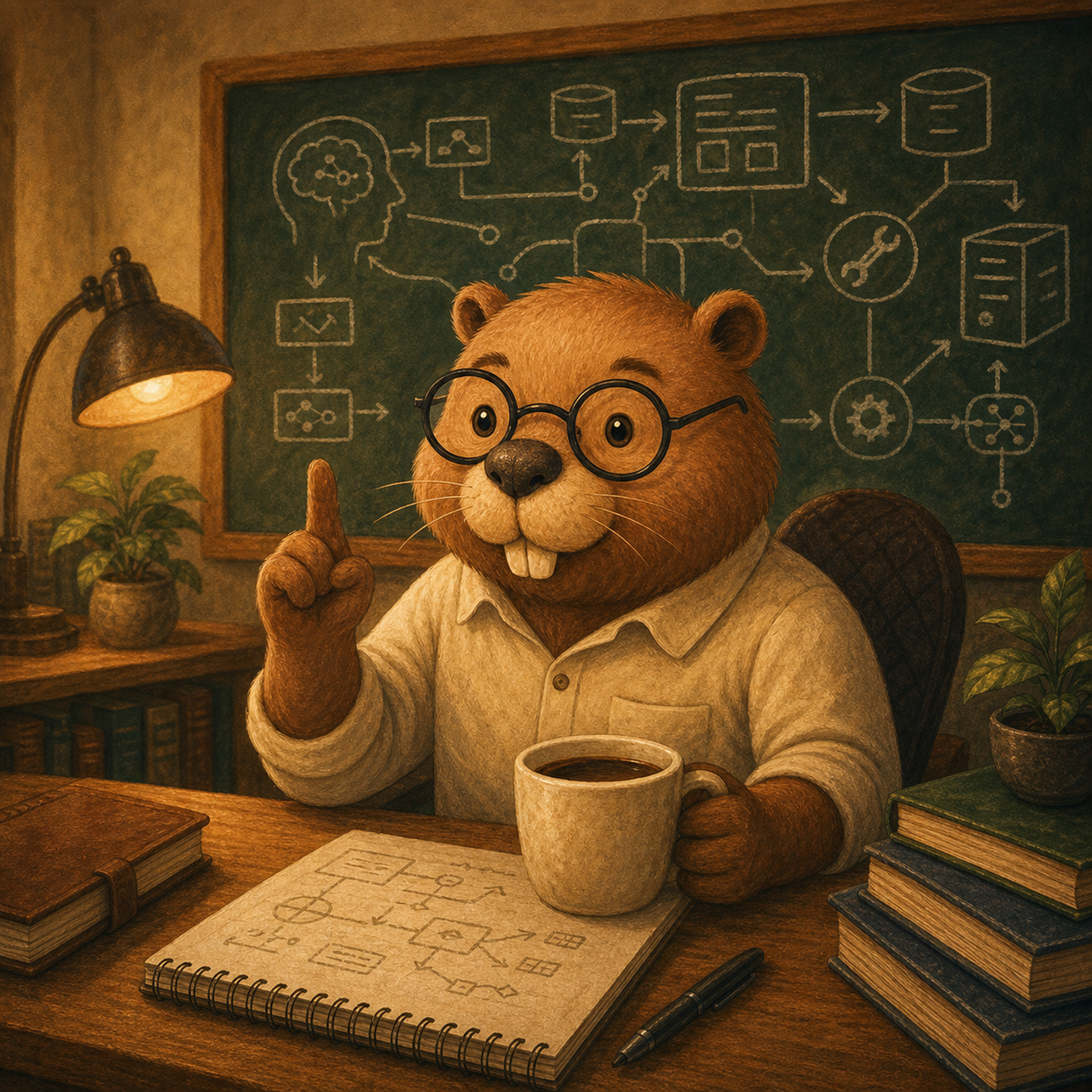 EP16 hand-drawn Beaver Teacher episode cover