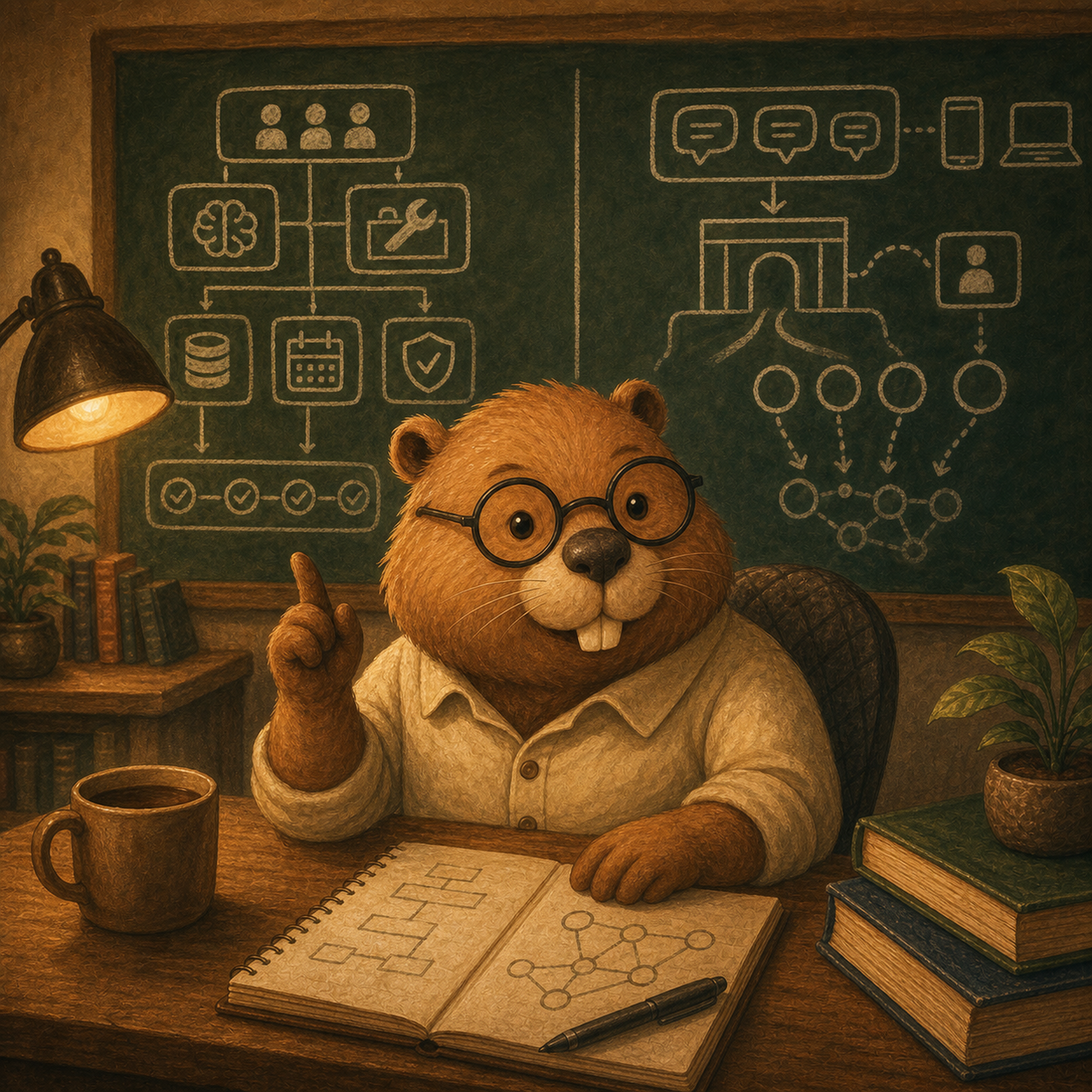 EP17 hand-drawn Beaver Teacher episode cover